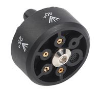 UTTASU Boquilla de pulverización de alta presión 6 en 1 con conexión rápida de 1/4 pulgadas para Worx WG629 WU629 WG630, 6 modos desde 0° hasta ducha, boquilla de repuesto negra para manguera de