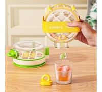 UTTASU Botella de hielo 2 en 1 con tapa y cubo de hielo para hacer cubitos de hielo