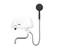 UTTASU Calentador de agua caliente de 3500 W, temperatura constante 30-60 °C, calentamiento rápido en 3 segundos, diseño que ahorra espacio para baño y cocina