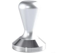 UTTASU Coffee Tamper 304 Base de acero inoxidable ergonómico mango de aleación esmerilada parte inferior lisa varios tamaños negro plata profesional para BARISTA Espresso herramienta para el hogar y