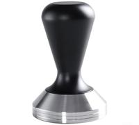 UTTASU Coffee Tamper 304 Base de acero inoxidable ergonómico mango de aleación esmerilada parte inferior lisa varios tamaños negro plata profesional para BARISTA Espresso herramienta para el hogar y