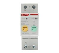 UTTASU Contador Smart Energy con indicador de consumo de kWh y control remoto mediante aplicación Tuya, temporizador de 2P, protección contra sobretensión y sobrecorriente, 63 A