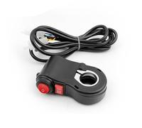 UTTASU Controlador de velocidad de bicicleta eléctrica con marcha atrás e interruptor de 3 velocidades, cable de 2 m para sistemas de bicicletas eléctricas, ABS negro