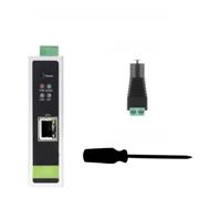 UTTASU Conversor industrial CAN FD a Ethernet con 5 Mbps, adaptador de protocolo bidireccional para montaje en carril DIN, 9-36 V CC, compatible con TCP/UDP y Modbus, de -40 °C a 85 °C