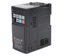 UTTASU Convertidor de frecuencia trifásico 2,2 kW 380 V con control V/F, regulador de velocidad para aplicaciones industriales como bombas y máquinas CNC, protección contra sobrecargas y refrigeración