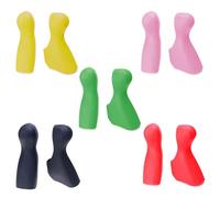 UTTASU Cubierta para palanca de cambios de bicicleta Shimano Ultegra/105 ST-6700 10 velocidades ¨C gel de sílice, negro/rojo/azul/verde/rosa/amarillo (1 par)