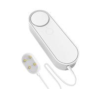 UTTASU Detector inteligente de fugas de agua WiFi con alertas ajustables de 90 dB, notificaciones de aplicación y línea de sensor de 2,5 m para el hogar, sótano, fregadero