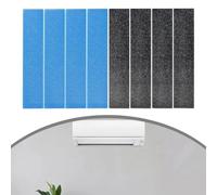 UTTASU Filtro de aire acondicionado Mitsubishi Electric MAC-2330FT-E MAC-3000FT-E, paquete de 8 con enzima y filtros de carbón activado