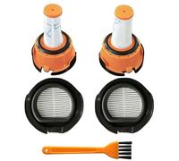 UTTASU Filtro de aspiradora lavable de repuesto para Rowenta X-Pert 5.80 y X-Force 8.80, juego de 2 filtros con cepillo de limpieza, accesorios duraderos para suelos limpios