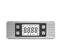 UTTASU Herramienta de medición de nivel inclinómetro digital con pantalla LCD, base magnética, función de retención de datos para construcción, carpintería, ingeniería