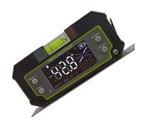 UTTASU Inclinómetro digital con Bluetooth, transportador LCD de doble eje, resolución de 0.1°, rango de 4 x 90°/40°, parte trasera magnética para fijación de herramientas, recargable tipo C, retención