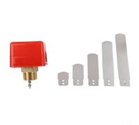 UTTASU Interruptor automático de flujo de agua con ala de hierro para G1/2 G3/4 G1 Sensor de líquido regulador HFS-15 HFS-20 HFS-25 0-80°C 0.8MPa Industrial (HFS-25)