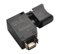 UTTASU Interruptor gatillo 650689-0 143975-1 para Makita C3JW-2B DTD153 DTD154 DTW180 DTD154RFE DTD153RFE - Recambio para destornillador inalámbrico, color negro
