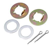 UTTASU Juego de 2 arandelas de rueda delantera 714-0162 736-04228B para Troy-Bilt Craftsman Bolens Rasenm?her XT1-LT42 LTX1040 GT1554 SLT1554 a partir de 2008 con pasadores