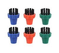 UTTASU Juego de 3 cepillos de nailon para Polti Vaporetto Lecoaspira Unico, cepillos de repuesto para limpiadores de vapor Pro 90 Turbo Pro 80 70 Classic 65 55 Forever Evolution 2085
