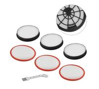 UTTASU Juego de 3 filtros de repuesto tipo 95 para aspiradoras Vax Air Compact Series, lavables antes y posteriores al motor Kit con cepillo de limpieza para C85-P5-BE C86-E2-PE C88-AM-BE, negro, rojo