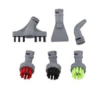 UTTASU Juego de 6 accesorios de limpieza a vapor para Bissell 39N7A 39N7V, cepillos de colores, cepillo para juntas, herramienta angular, kit de limpieza versátil para suelos duros, azulejos, cocina
