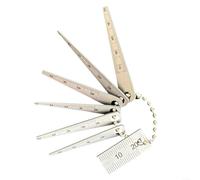 UTTASU Juego de 7 galgas de bolsillo pequeñas de 1-5 mm, 1,5-5,5 mm, 2-6 mm, 2,5-6,5 mm, 1-6 mm, 3-7,5 mm, 20 mm para medición precisa en aplicaciones industriales