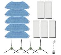 UTTASU Juego de repuestos para robot aspirador Lefant M2, M2S, M2 Pro, M2S Pro con cepillos laterales, filtro HEPA y almohadillas para una limpieza profunda del suelo en el hogar y la oficina