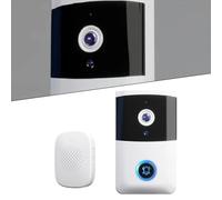 UTTASU Juego de timbre inteligente con video, inalámbrico, controlado por aplicación, para videoportero doméstico, instalación sin perforaciones