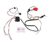 UTTASU Kit de cableado e interruptor para coche eléctrico para niños con mando a distancia de 2,4 G, módulo receptor DIY para RX18 6 V, RX23 12 V, RX37 12 V, RX30 12 V, modelo RX19 12 V 4WD
