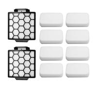 UTTASU Kit de filtros para aspiradora vertical Shark Rotator Pet ZU100 NV181 NV250, incluye filtros HEPA H12 y espuma/fieltro, paquete de 10