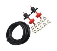 UTTASU Kit de manguera de combustible de 7 pies con ID de 1/4 pulgadas y 3/8 pulgadas OD, para cortacésped, tractor y quitanieves para craftsman, para troy-bilt, para honda, para tecumseh, incluye 10