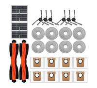 UTTASU Kit de repuesto para robot aspirador Xiaomi Mijia M40/D110CN con cepillo en V, filtro HEPA, bolsa de polvo y mopas - Accesorios completos para una limpieza eficiente del hogar