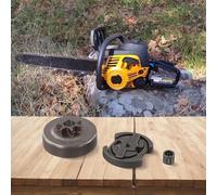 UTTASU Kit de tambor de embrague de motosierra para motosierras Poulan y Craftsman (piñón .325-7T, rodamiento de agujas y conjunto de embrague completo) para PP5020AV, PP4818A, 358350981