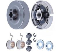 UTTASU Kit de tambor de piñón de embrague para motosierra Stihl MS171, MS181, MS211, MS171C, MS181C, MS211C, 3/8, 6 dientes, piezas de repuesto de engranaje helicoidal de disco impulsado por 6 dientes