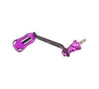 UTTASU Mango de carrete giratorio de fibra de carbono con barra de equilibrio para Shimano Stella Vanquish Stradic Ultegra Sahara 12 colores morado