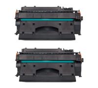 UTTASU Pack de 2 tóneres compatibles con HP CF280A 80A negro, alto alcance, 2700 páginas, repuesto para impresora LaserJet Pro M401dn M401dw M425dn M425dw