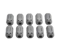 UTTASU Paquete de 10 anillos supresores de ruido TDK de núcleo de ferrita de 5 mm para cables USB/audio/video, abrazadera de filtro RFI EMI, 12 x 25 mm, compatible con computadoras, discos duros