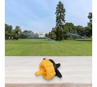 UTTASU Paquete de 100 goteros compensadores de presión para riego de jardín, césped y agricultura ¨C 2L/H, 4L/H, 8L/H, conexión de tubo de 4 mm, plástico, azul/amarillo/negro