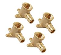 UTTASU PEX-B - Codo de oreja de expansión, 1/2 pulgada o 3/4 pulgadas, latón, para tubos PEX-A/B/C, certificado NSF/ANSI 61 y ASTM F1807, -0.0 °C a 93.3 °C, para fontanería residencial, RV y comercial