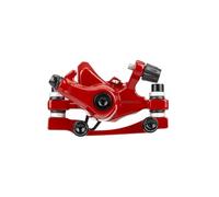 UTTASU Pinza de freno de disco para scooter eléctrico, montaje delantero y trasero derecho para modelos Dualtron, aleación de aluminio, rojo, 90 x 53 mm, patrón de pernos de 75 mm, 1 paquete