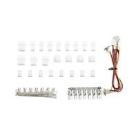 UTTASU Placa LED para cabezal extrusor Voron 2.4 Stealthburner con 3 LED RGB, cable PTFE de 5 V y conector XHB2.54, compatible con Klipper Set_LED, accesorios premontados para impresora 3D