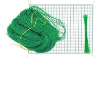 UTTASU Red de enrejado de jardín verde para plantas trepadoras, malla de soporte de frijoles y frutas, sistema de cultivo vertical para balcón, patio, invernadero