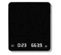 UTTASU S135 - Báscula digital de café con temporizador (3 kg/0,1 g, pantalla LCD, función de temporizador automático, USB-C recargable para espresso y pour over)