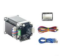UTTASU Servo57A 57 Closed-Loop Stepper Motor Kit con placa adaptadora, 1800 mN.m par de retención, 12 V-24 V, hasta 256 micropasos, para automatización precisa y aplicaciones CNC (sin pantalla)