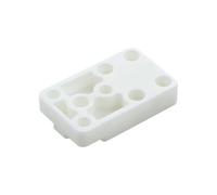 UTTASU Soporte de bloque de calefacción para extrusora derecha H2D compatible con impresora 3D Bambu Lab, resistente al calor hasta 250 °C, base de montaje estable para Hotend, diseño compacto 18 x 29