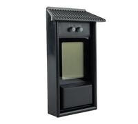 UTTASU Termómetro digital máximo/mínimo para invernadero, jardín, uso en interiores y exteriores, pantalla LCD C, rango de -20 °C a 50 °C, precisión de 1 °C, resolución de 0,1 °C, montaje en pared con
