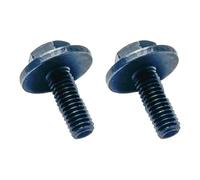 UTTASU Tornillo de rosca inversa para sierra circular eléctrica, tornillo de máquina de corte de 6 mm, acero de 22 tamaños con placa de presión, antivibración para un rendimiento duradero