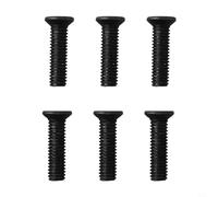 UTTASU Tornillo de rosca izquierda M5M6 de 22 mm para adaptador de vástago de portabrocas de taladro, 6 piezas, construcción de metal (M6 x 22 mm)