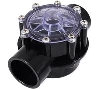 UTTASU Válvula de inversión para piscina de 2 pulgadas, 6007010, control de agua para sistemas de tuberías de piscina, diseño compacto con control visual transparente