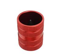 UTTASU Versátil herramienta de chaflán de tubo de cobre: desbarbado y chaflán para diámetros interiores y exteriores 14-2-18, núcleo de acero de aleación de múltiples cuchillas con agarre moleteado