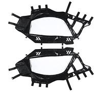UTV - Juego de recinto de puerta superior suave negro compatible con Can Am Maverick X3 2 asientos 2017-2023
