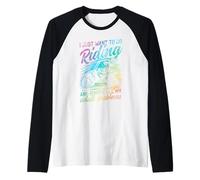 UTV para Mujeres Solo Quiero IR a Montar UTV Lovers Tie Dye Camiseta Manga Raglan