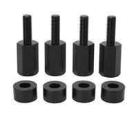 UTV Seat Riser Adjustable Black Lift Up Seat Rising Mounts Kit, UTV Seat Riser Accessories with 4 Extra Spacers for X3 Models, Metal Seat Lift Mounts for Improved Visibility and Le