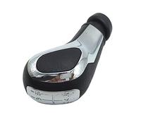 UTVTNPUKM 5 velocidades PU Perilla manual de cuero cambio equipo coche compatible for Citroen C5 Compatible for Peugeot 207 208 106 206 508 307 308 3008 407 408 Palanca de cambios para coche